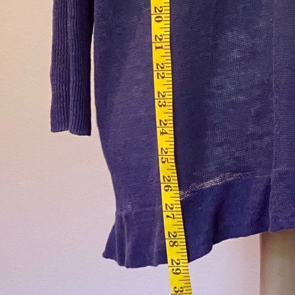 Eileen Fisher Size Small Blue Lightweight Oversized Sweater New 0130 - Picture 4 of 9